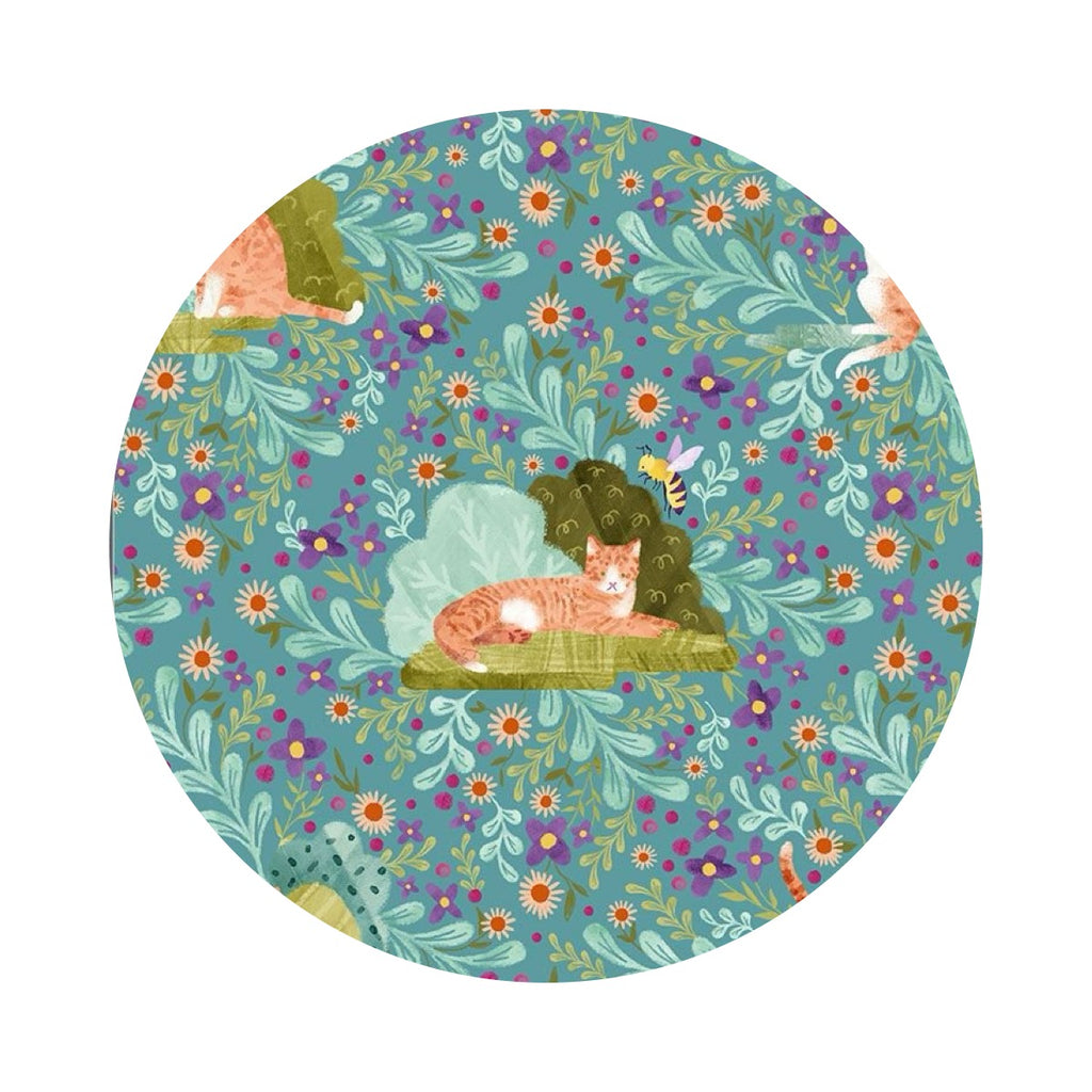 1 meter left! - Curiosity Blooms - Curious Garden Collection - Dear Stella Fabrics