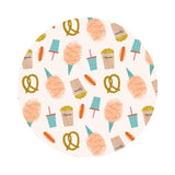 Snacks in Pearl - Ticket to Ride Collection - Dear Stella Fabrics