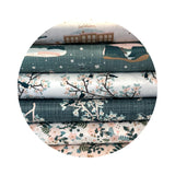 .5 meters left! - Floral in Light Peach - From Far and Wide Collection - Kate & Birdie Paper Co.
