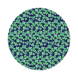 3 meters left! - Clover on Navy - Somebunny to Love Collection - Dear Stella Fabrics