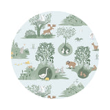 2 meters left! - Forest Toile in Seafoam - Forest Fable Collection - Dear Stella Fabrics (Copy)