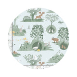 2 meters left! - Forest Toile in Seafoam - Forest Fable Collection - Dear Stella Fabrics (Copy)