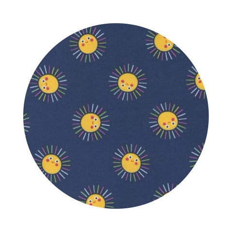1 meter left! - Sun on Blueberry - Rainbow Garden - Moda Fabrics