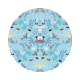2 meters left! - Lighthouse on Light Blue - Puffin Rock Collection - Lewis & Irene Fabrics