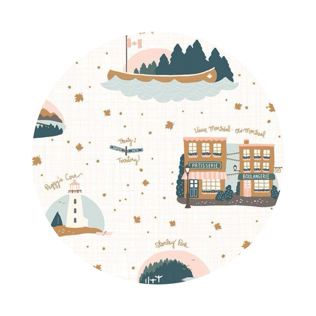 Canadian Gems in Pale Pink - From Far and Wide Collection - Kate & Birdie Paper Co.