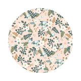 .5 meters left! - Floral in Light Peach - From Far and Wide Collection - Kate & Birdie Paper Co.