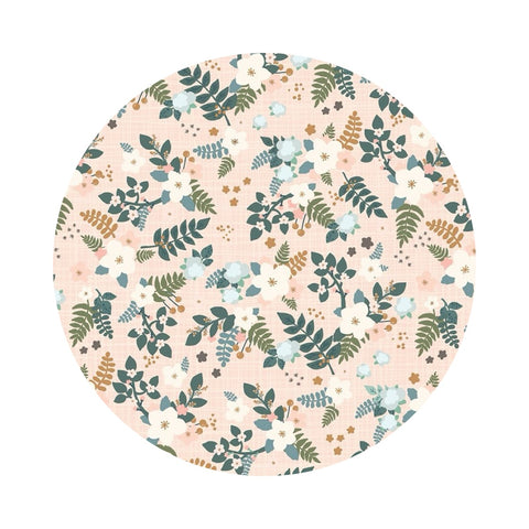 Floral in Light Peach - From Far and Wide Collection - Kate & Birdie Paper Co.