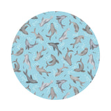 Seal Bubble on Light Blue - Puffin Rock Collection - Lewis & Irene Fabrics