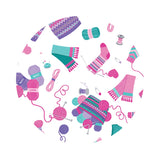 Hand Knitted in White - Love Ewe More Collection - Kanvas Studio - Benartex