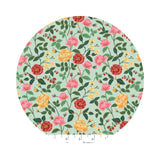 Roses in Mint Cotton - English Rose Collection by Rifle Paper Co. - Cotton + Steel Fabrics