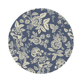 3.5 meters left! - English Rose in Blue & Cream Cotton - English Rose Collection by Rifle Paper Co. - Cotton + Steel Fabrics