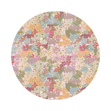 Mimi in Plum Metallic Cotton - English Rose Collection by Rifle Paper Co. - Cotton + Steel Fabrics
