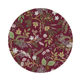Juniper Forest in Burgundy Cotton - English Rose Collection by Rifle Paper Co. - Cotton + Steel Fabrics