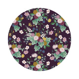 Dahlia in Aubergine - Dahlia Collection by Rifle Paper Co. - Cotton + Steel Fabrics
