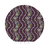 2.5 meters left! - Wildwood Vines in Aubergine with Gold Metallic - Dahlia Collection by Rifle Paper Co. - Cotton + Steel Fabrics