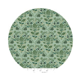 Artichoke in Sage Metallic - Dahlia Collection by Rifle Paper Co. - Cotton + Steel Fabrics