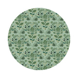 Artichoke in Sage Metallic - Dahlia Collection by Rifle Paper Co. - Cotton + Steel Fabrics