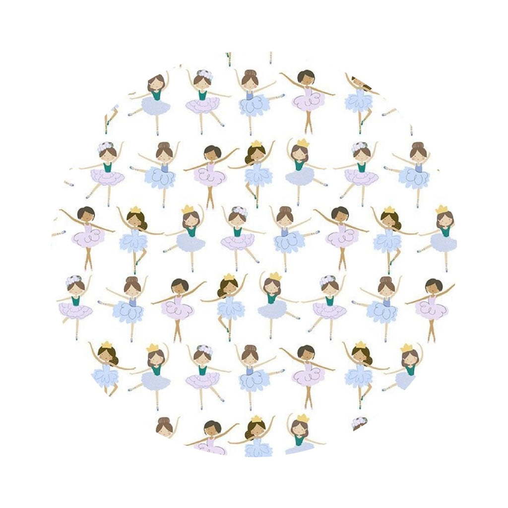 4.5 meters left! - Tutu Sweet in White - Life Behind Barres Collection - Dear Stella Fabrics