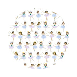 4.5 meters left! - Tutu Sweet in White - Life Behind Barres Collection - Dear Stella Fabrics