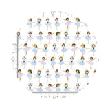 4.5 meters left! - Tutu Sweet in White - Life Behind Barres Collection - Dear Stella Fabrics