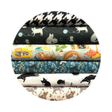 .5 meters left! - Kitty Houndstooth - Feline Good! Collection - Timeless Treasures