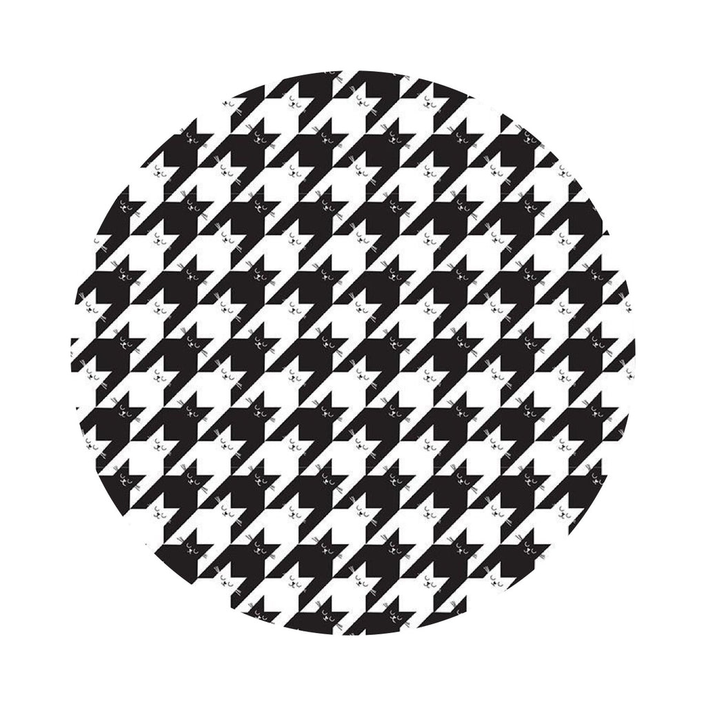 .5 meters left! - Kitty Houndstooth - Feline Good! Collection - Timeless Treasures
