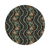 Wildwood Vines in Black Metallic - Dahlia Collection by Rifle Paper Co. - Cotton + Steel Fabrics