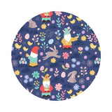 2 meters left! - Spring Gnomes on Blue - Spring Treats Collection - Lewis & Irene Fabrics
