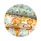 Guitar in Peacock - Shine On Collection - Dear Stella Fabrics