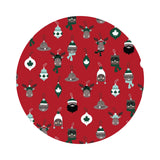 Re-stock! - Critter Ornaments in Crimson - Purely Canadian EH : Holid'EH Season Collection - Robert Kaufman Fabrics