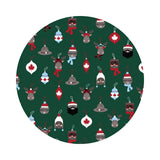 Critter Ornaments in Hunter - Purely Canadian EH : Holid'EH Season Collection - Robert Kaufman Fabrics