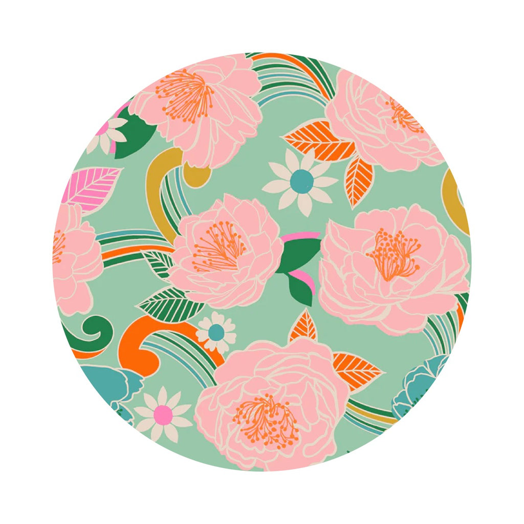 2 meters left! - Efflorescent in Moss - Curio Collection - Melody Miller - Ruby Star Society