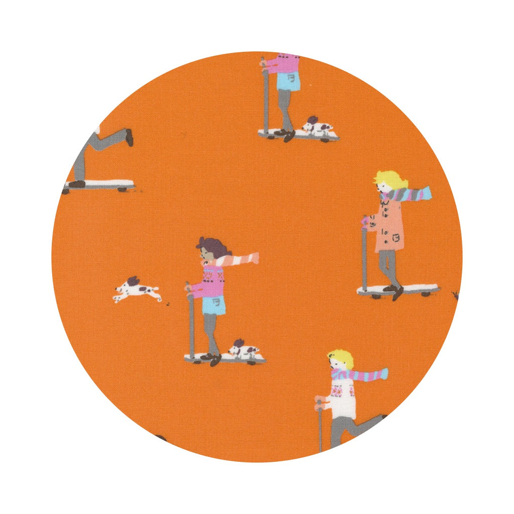 Scoot in Orangeade - Pips Collection - Moda Fabrics