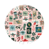 1 meter left! - Opening Presents in Blush Pink Metallic - Merry Memories Collection - RJR Fabrics