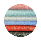 Menagerie Champagne in Red Metallic Cotton - Basics by Rifle Paper Co. - Cotton + Steel Fabrics