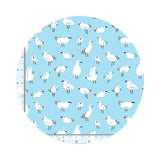 4 meters left! - Gullies in Sky - Sandy Paw Collection - Dear Stella Fabrics