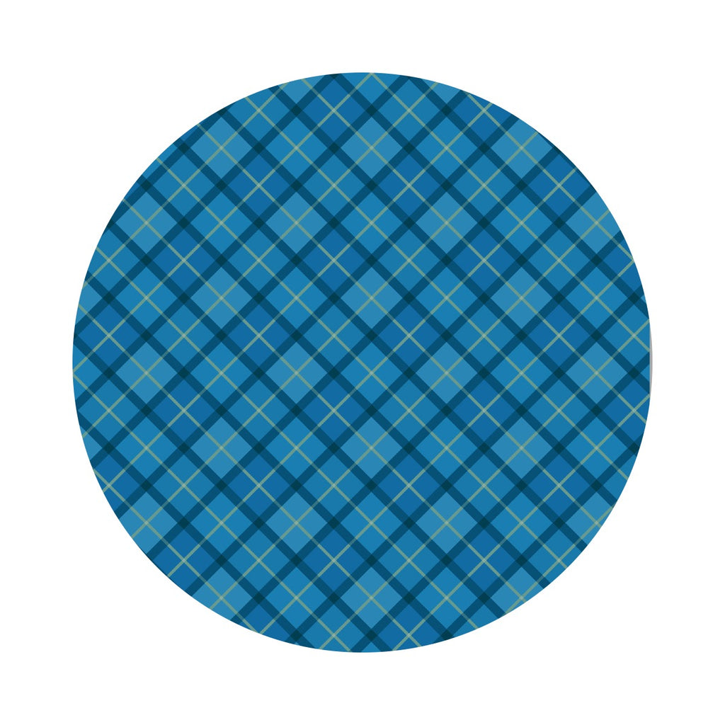 Blue Check - Small Things Celtic Inspired Collection - Lewis & Irene Fabrics