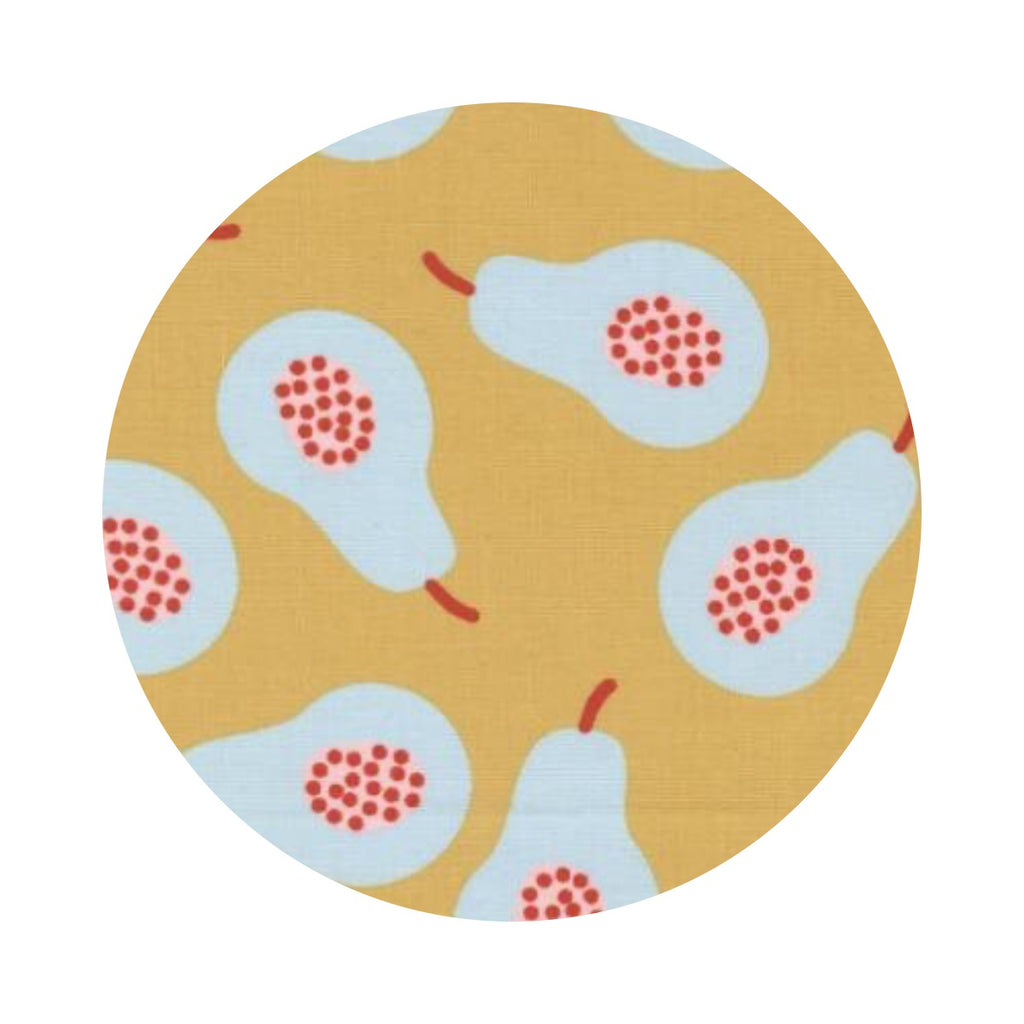 Pears in Golden - Lazy Afternoon Collection - Moda Fabrics