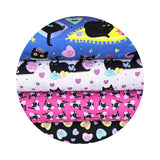 Confursation in Jet - Hugs N Purrs Collection - Dear Stella Design