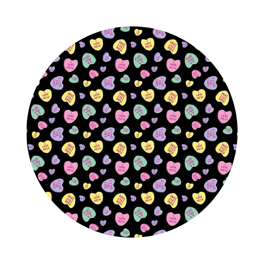 Confursation in Jet - Hugs N Purrs Collection - Dear Stella Design