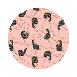 2.5 meters left! - Catmas Tangle in Cat's Meow Metallic - T'was the Night Before Catmas - Calli & Co. - Cotton + Steel Fabrics