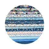 Seal Bubble on Cream - Puffin Rock Collection - Lewis & Irene Fabrics