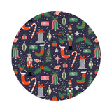 2.5 meters left! - Deck the Halls in Navy Metallic - Holiday Classics 2 by Rifle Paper Co. - Cotton + Steel Fabrics