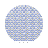 2.5 meters left! - Emma in Light Blue Cotton with Metallic - Vintage Garden by Rifle Paper Co. - Cotton + Steel Fabrics