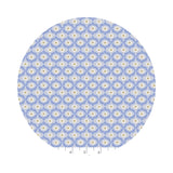 2 meters left! - Emma in Light Blue Cotton with Metallic - Vintage Garden by Rifle Paper Co. - Cotton + Steel Fabrics