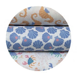 1.5 meters left! - Crabs - Fisherman's Village Collection - Paintbrush Studio Fabrics