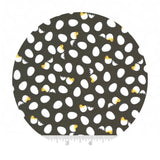 3.5 meters left! - Here Chicky in Gray - On the Farm Collection - Moda Fabrics