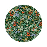 2 meters left! - Meadow Canvas in Hunter  - Bon Voyage Collection by Rifle Paper Co. - Cotton + Steel Fabrics