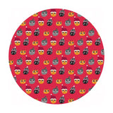 Cat Faces on Red - Christmas Sweater Cats Collection - Paintbrush Studio Fabrics