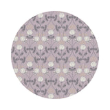 Clover on Warm Lavender with Gold Metallic - Honey Bee Collection - Lewis & Irene Fabrics